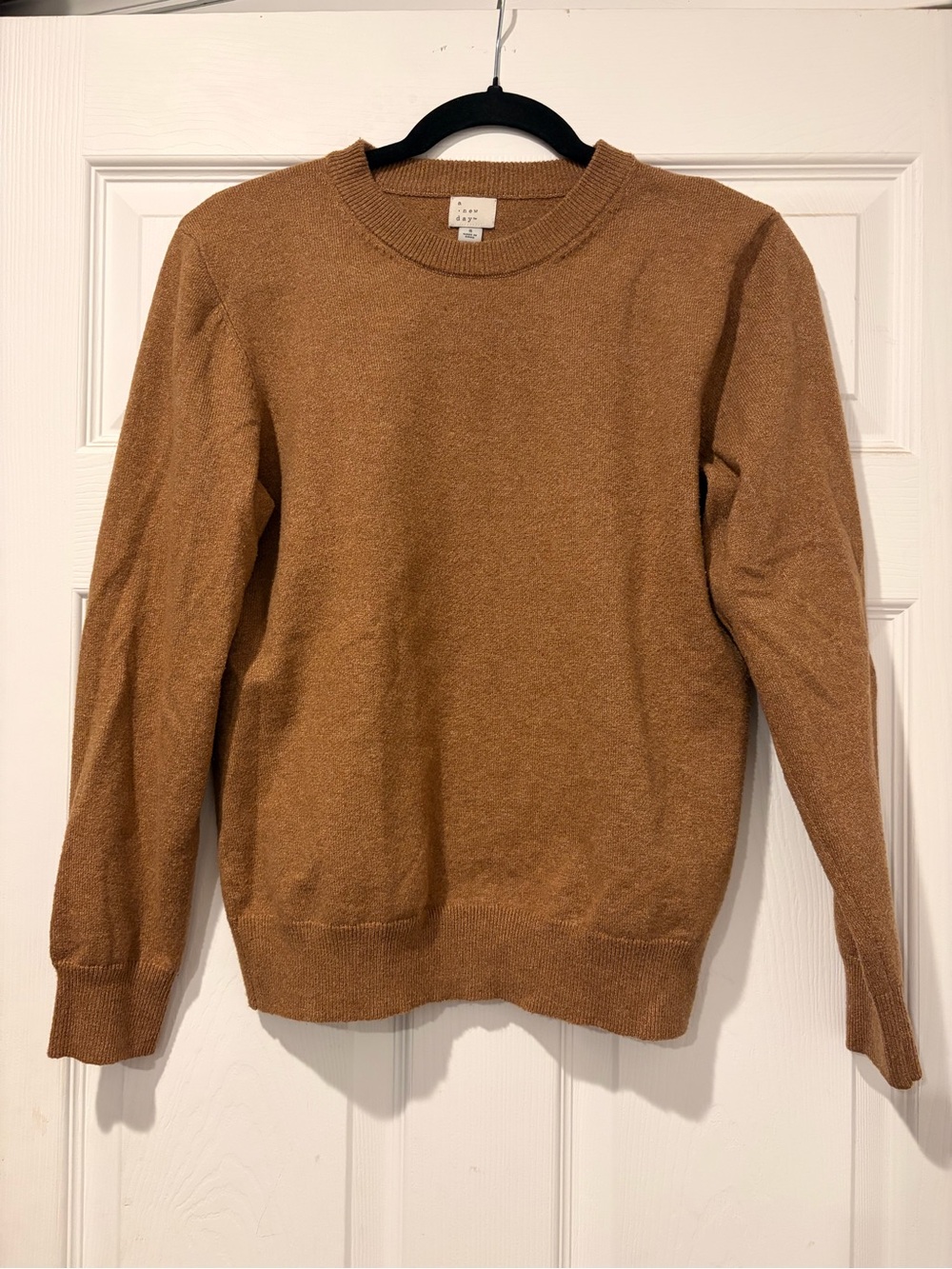 a new day Women's Crewneck Sweater - Camel Brown